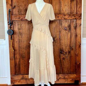Lulu's Chenille Butter Yellow Maxi Sz S